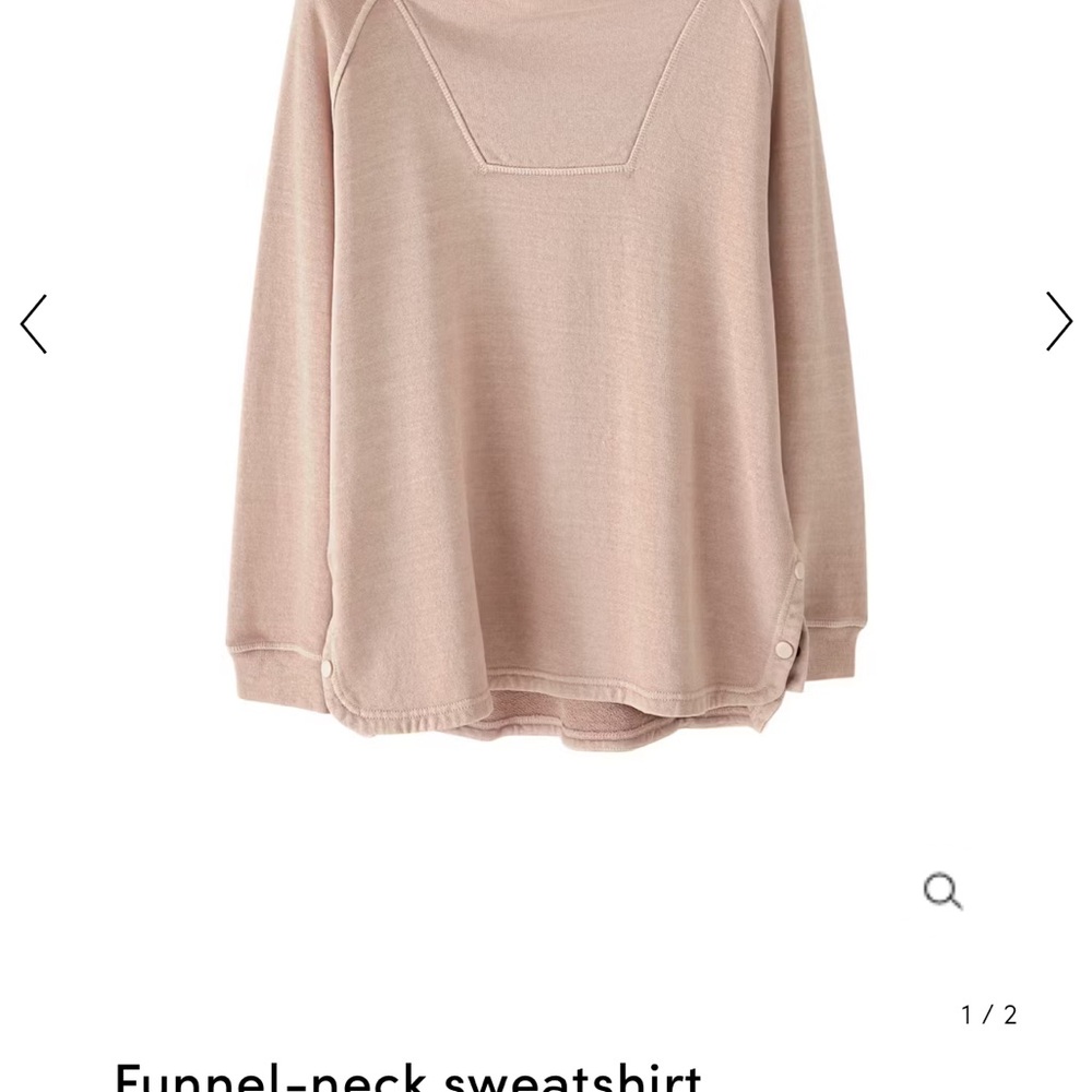WRAP London Women's Funnel-Neck Sweatshirt - Cream